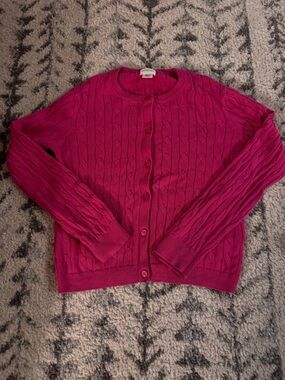 CREWCUTS pink cardigan